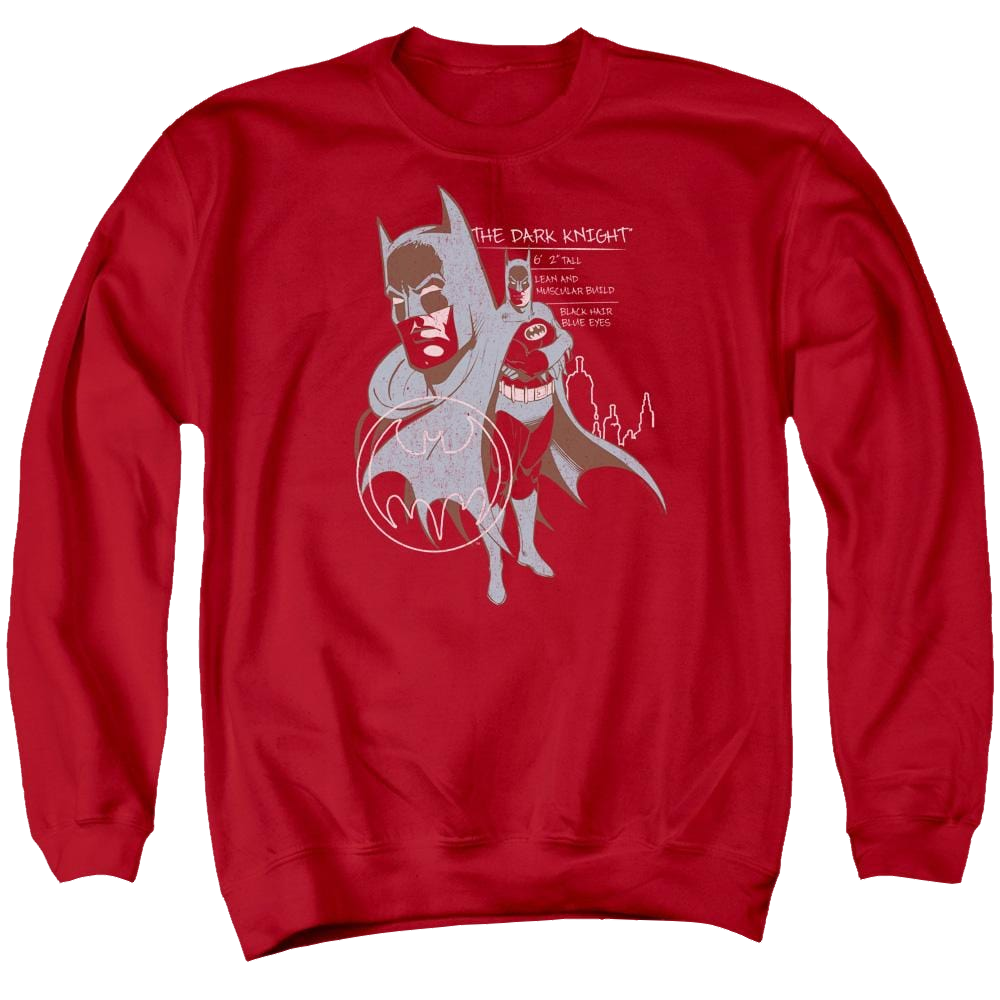 Batman Lean And Muscular - Men's Crewneck Sweatshirt Men's Crewneck Sweatshirt Batman