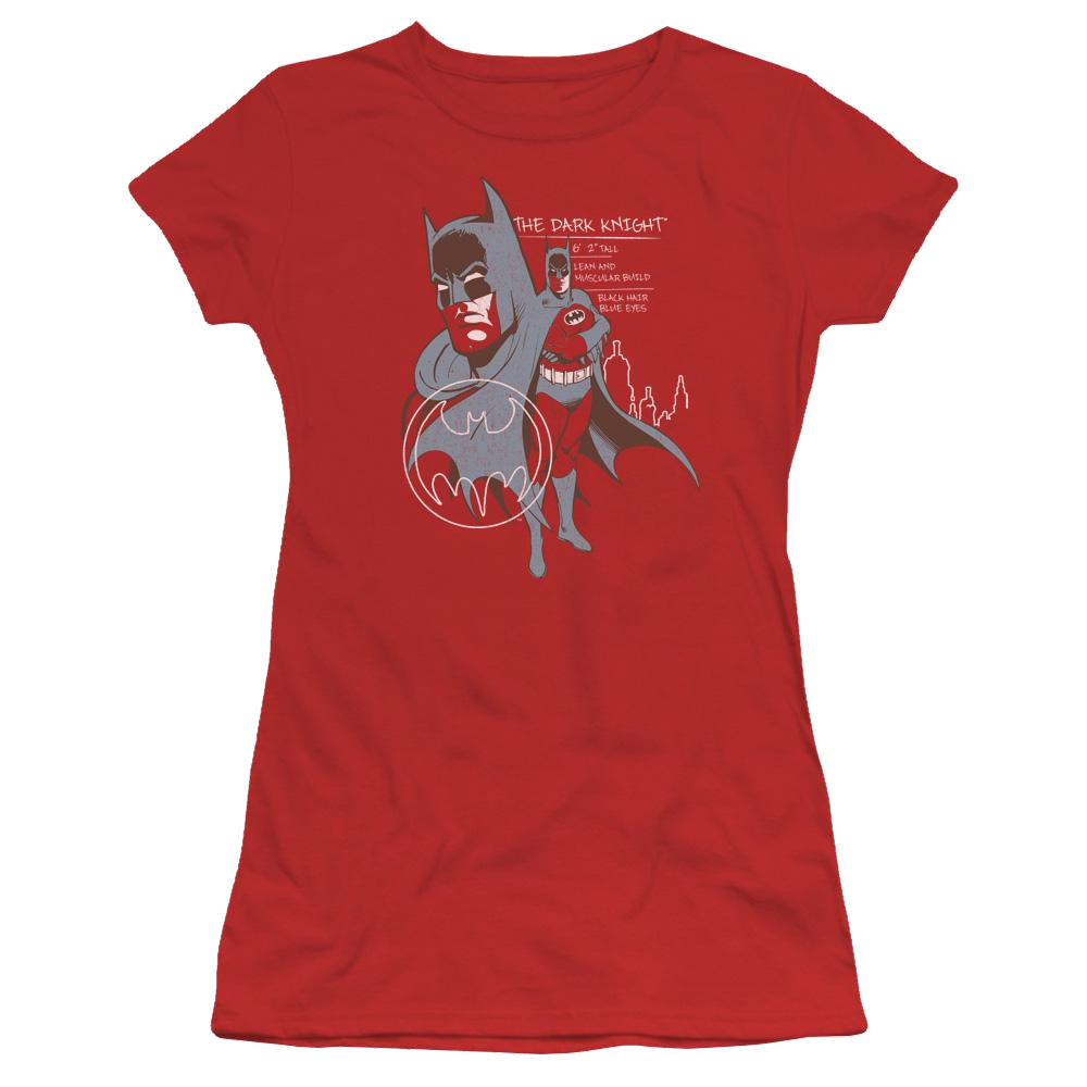 Batman Lean And Muscular - Juniors T-Shirt Juniors T-Shirt Batman