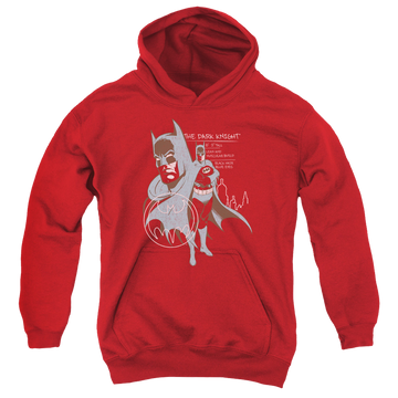 DC Batman Lean And Muscular - Youth Hoodie Youth Hoodie (Ages 8-12) Batman
