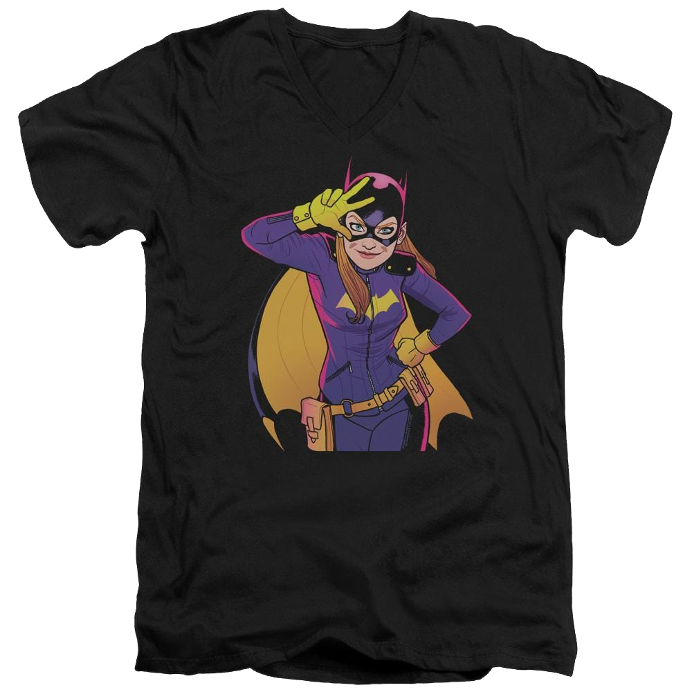Batman Batgirl Moves - Men's V-Neck T-Shirt Men's V-Neck T-Shirt Batman