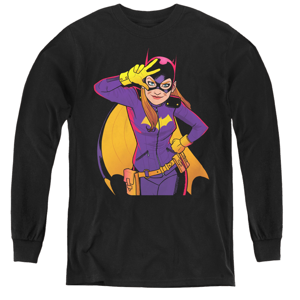 Batgirl Batgirl Moves - Youth Long Sleeve T-Shirt Youth Long Sleeve T-Shirt Batman