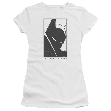 White juniors t-shirt with Batman An Icon graphic