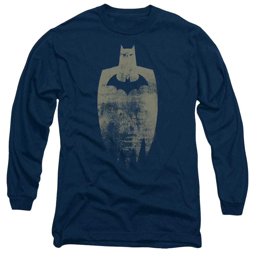 Batman Gold Silhouette - Men's Long Sleeve T-Shirt Men's Long Sleeve T-Shirt Batman