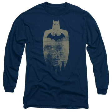 Batman Gold Silhouette - Men's Long Sleeve T-Shirt Men's Long Sleeve T-Shirt Batman