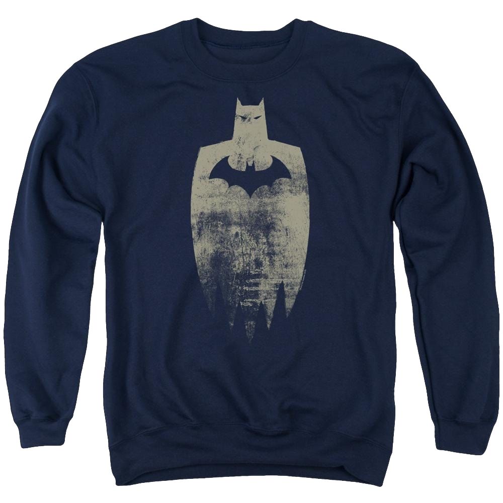 Batman Gold Silhouette - Men's Crewneck Sweatshirt Men's Crewneck Sweatshirt Batman