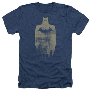 Batman Gold Silhouette - Men's Heather T-Shirt Men's Heather T-Shirt Batman