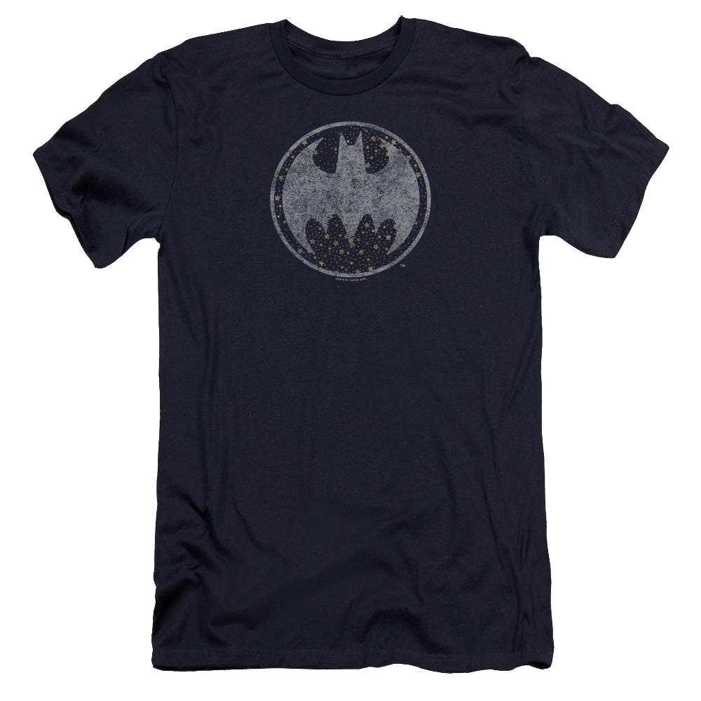 Batman Starry Night Shield - Men's Premium Slim Fit T-Shirt Men's Premium Slim Fit T-Shirt Batman