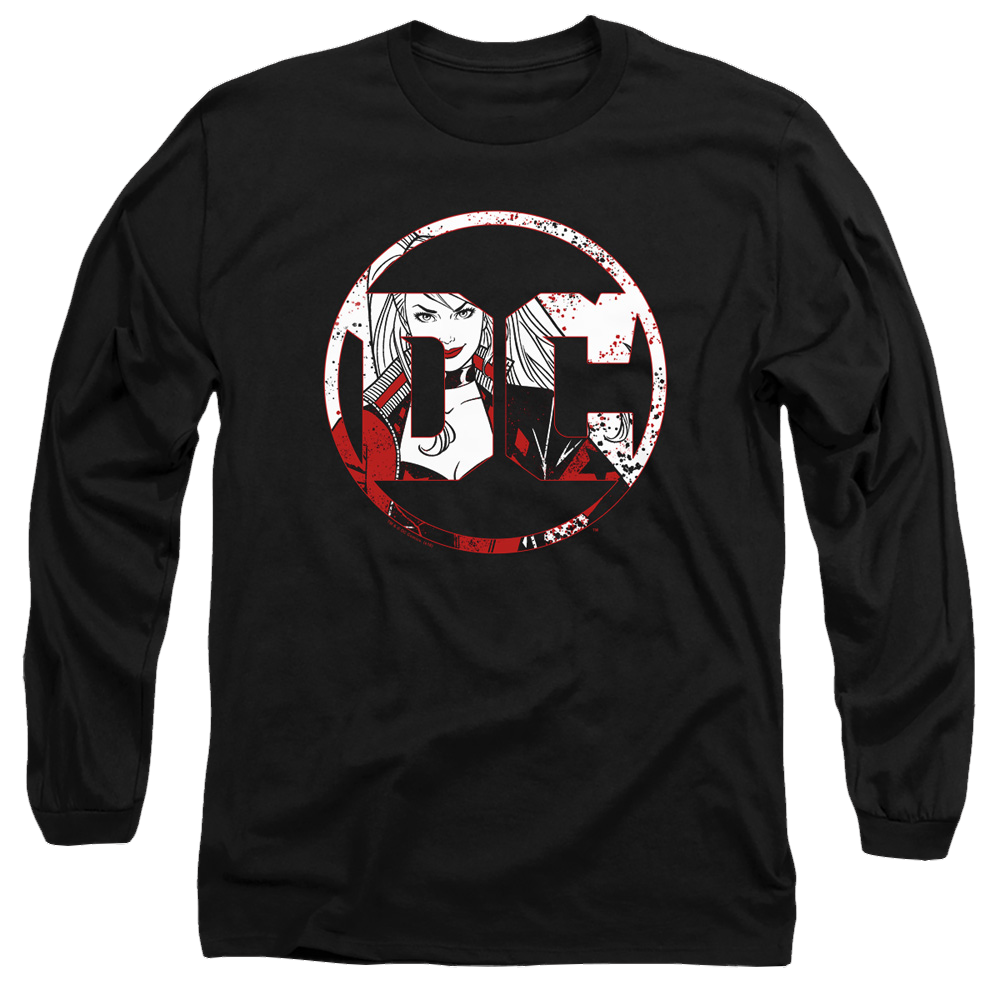 Harley Quinn Dc Logo Harley - Men's Long Sleeve T-Shirt Men's Long Sleeve T-Shirt Harley Quinn