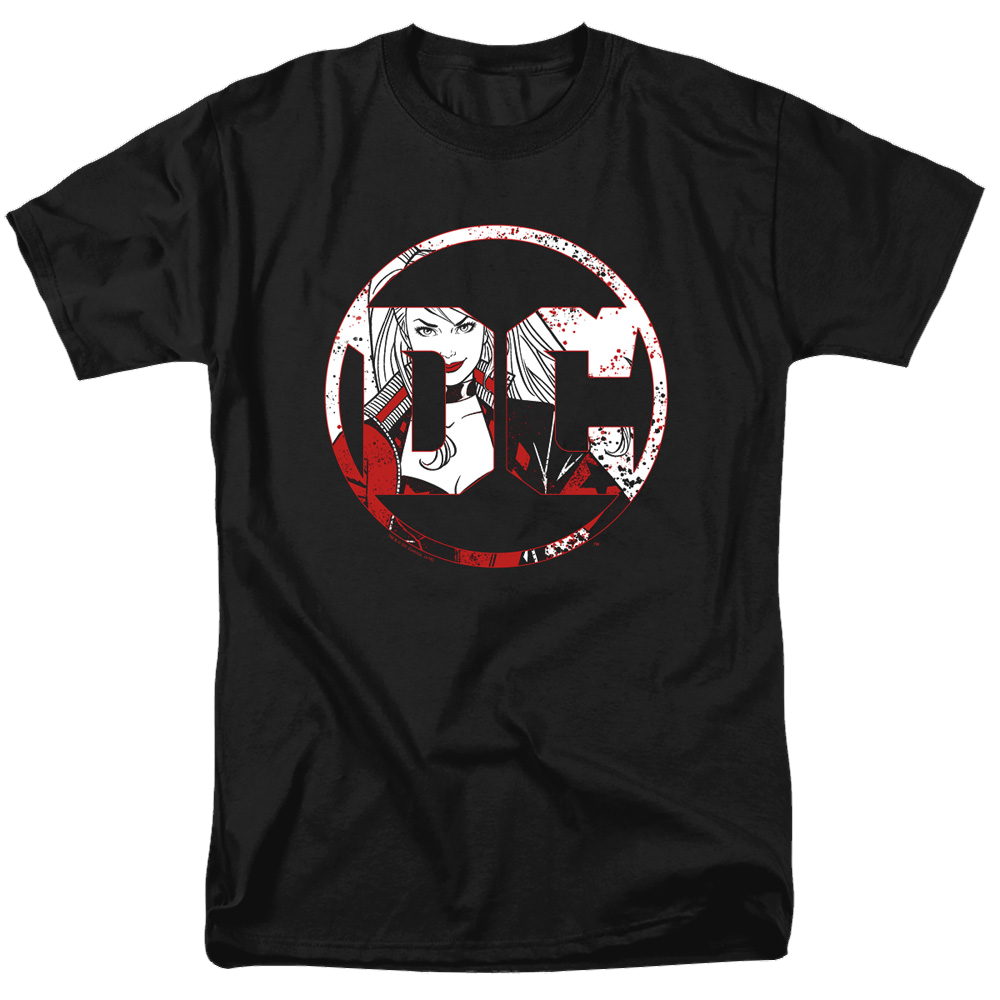 Harley Quinn Dc Logo Harley - Men's Regular Fit T-Shirt Men's Regular Fit T-Shirt Harley Quinn