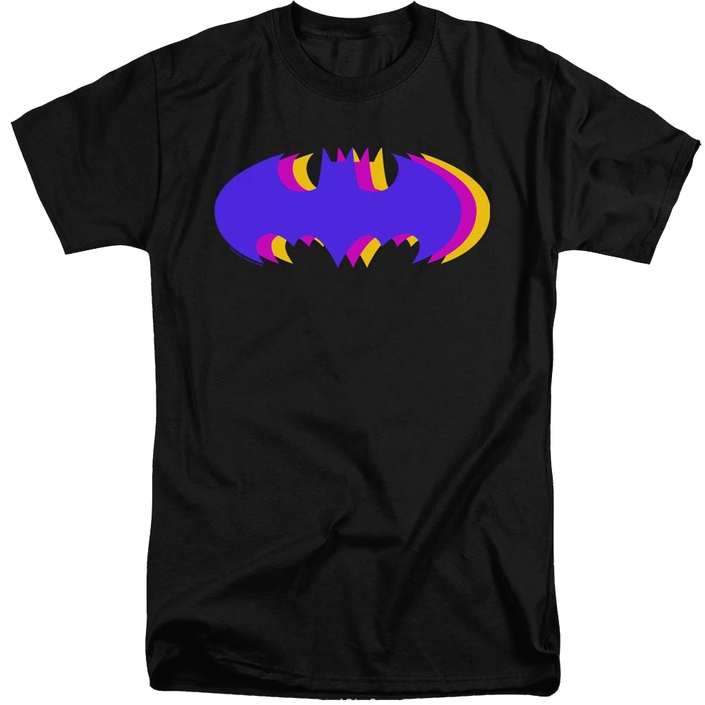 Dc Batman Tri Colored Symbol - Men's Tall Fit T-Shirt Men's Tall Fit T-Shirt Batman