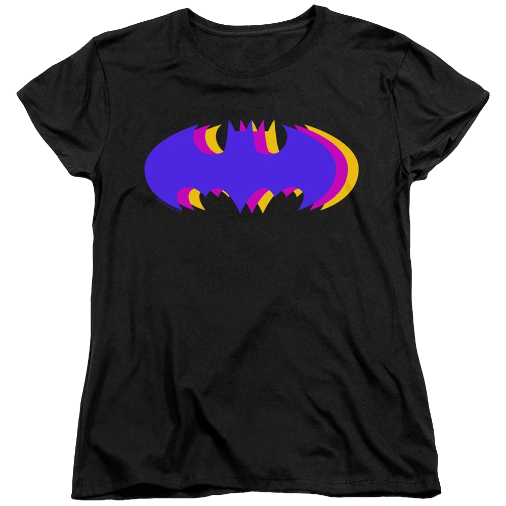 Dc Batman Tri Colored Symbol - Women's T-Shirt Women's T-Shirt Batman