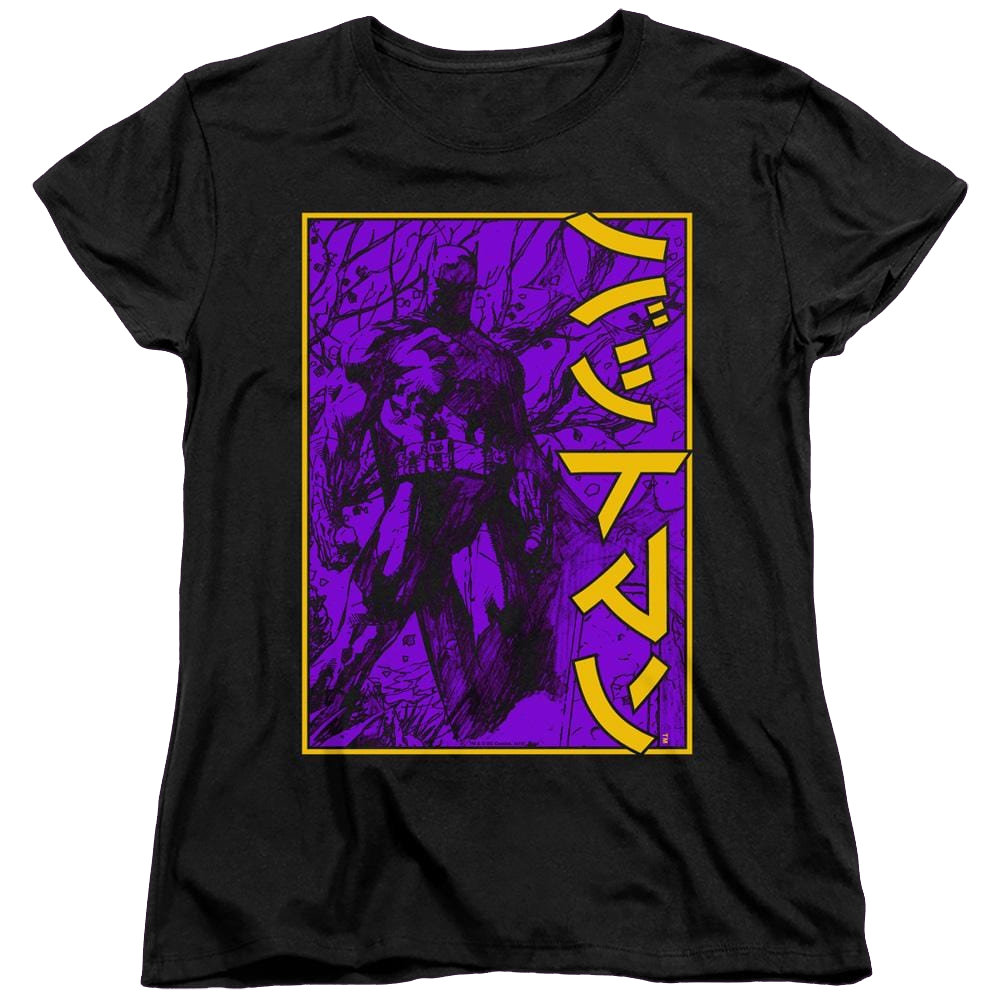 Dc Batman Big Framed Kanji - Women's T-Shirt Women's T-Shirt Batman