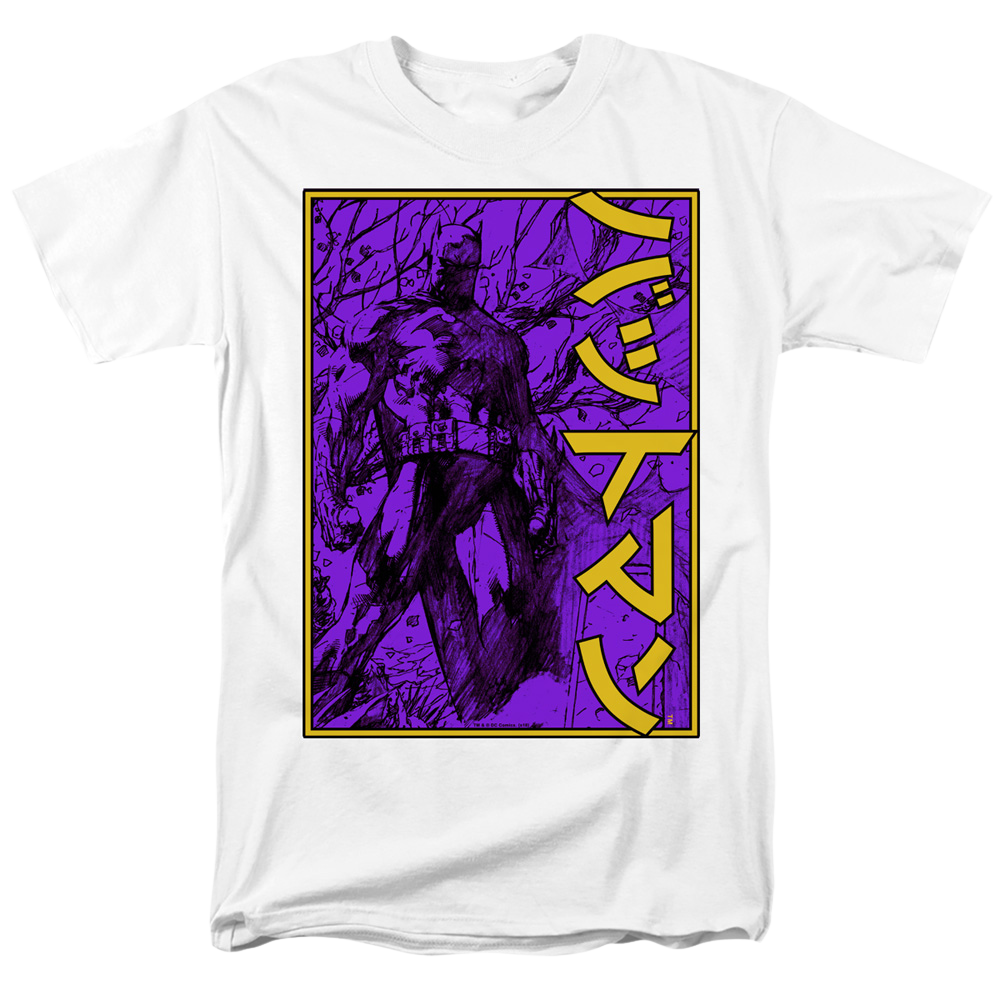 Dc Batman Big Framed Kanji - Men's Regular Fit T-Shirt Men's Regular Fit T-Shirt Batman