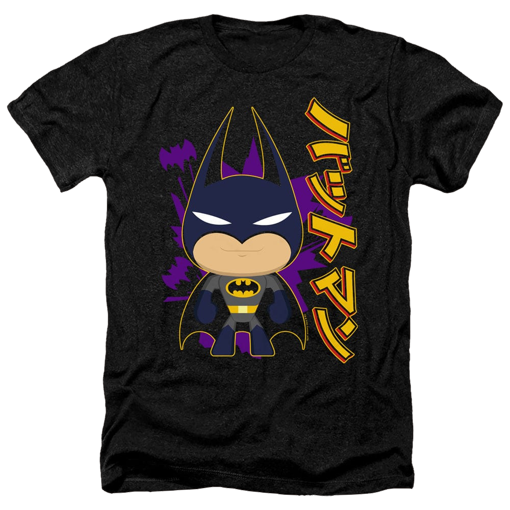 DC Batman Cute Kanji - Men's Heather T-Shirt Men's Heather T-Shirt Batman