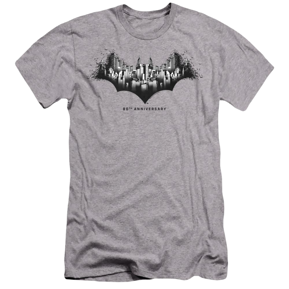 Dc Batman Gotham Shield - Men's Premium Slim Fit T-Shirt Men's Premium Slim Fit T-Shirt Batman