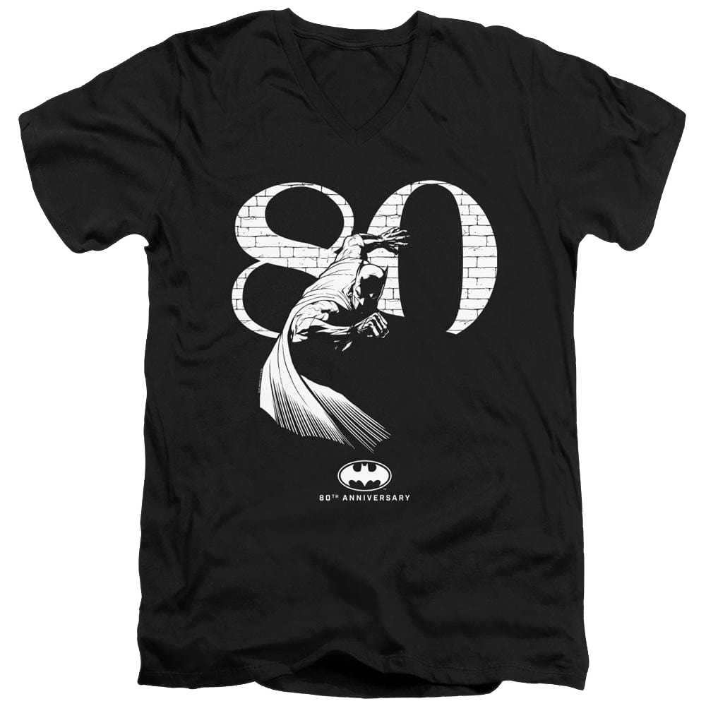 Dc Batman 80 Wall - Men's V-Neck T-Shirt Men's V-Neck T-Shirt Batman