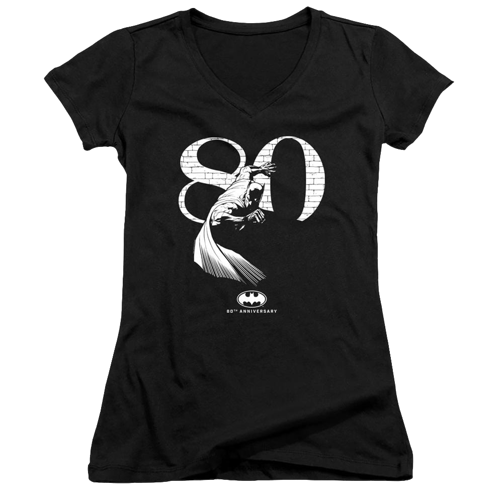 Dc Batman 80 Wall - Juniors V-Neck T-Shirt Juniors V-Neck T-Shirt Batman