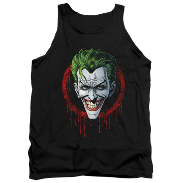 Black men's tank with Joker Drip graphic