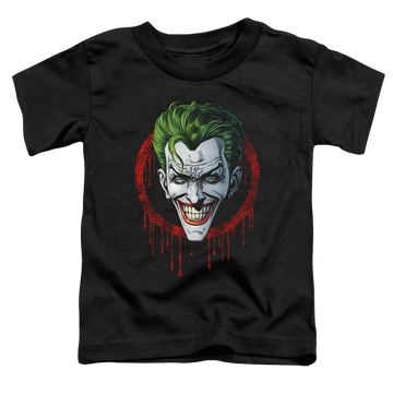Black toddler t-shirt with Joker Drip graphic