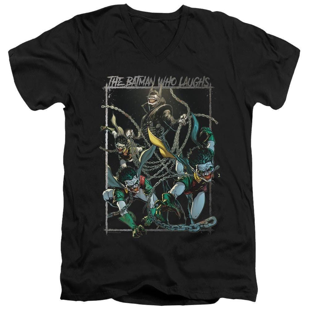 Joker, The Batman Who Laughs - Men's V-Neck T-Shirt Men's V-Neck T-Shirt Joker