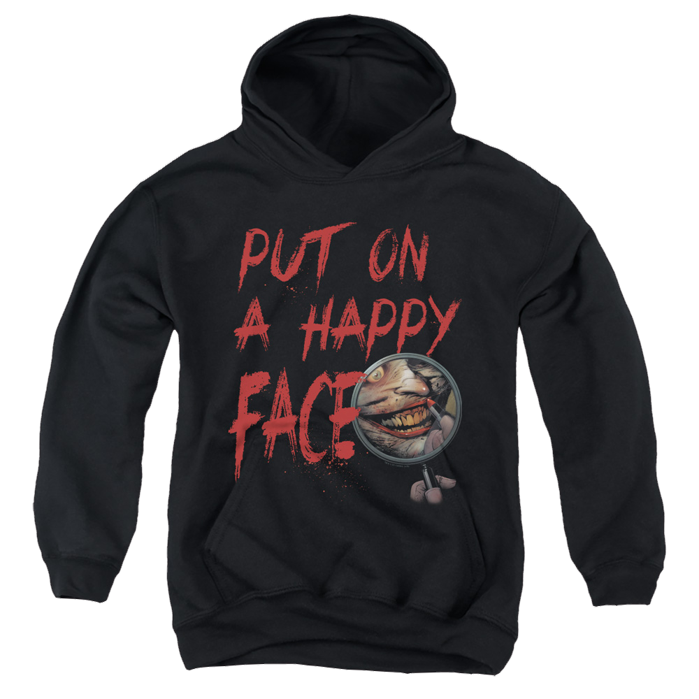 Joker, The Happy Face - Youth Hoodie Youth Hoodie (Ages 8-12) Joker