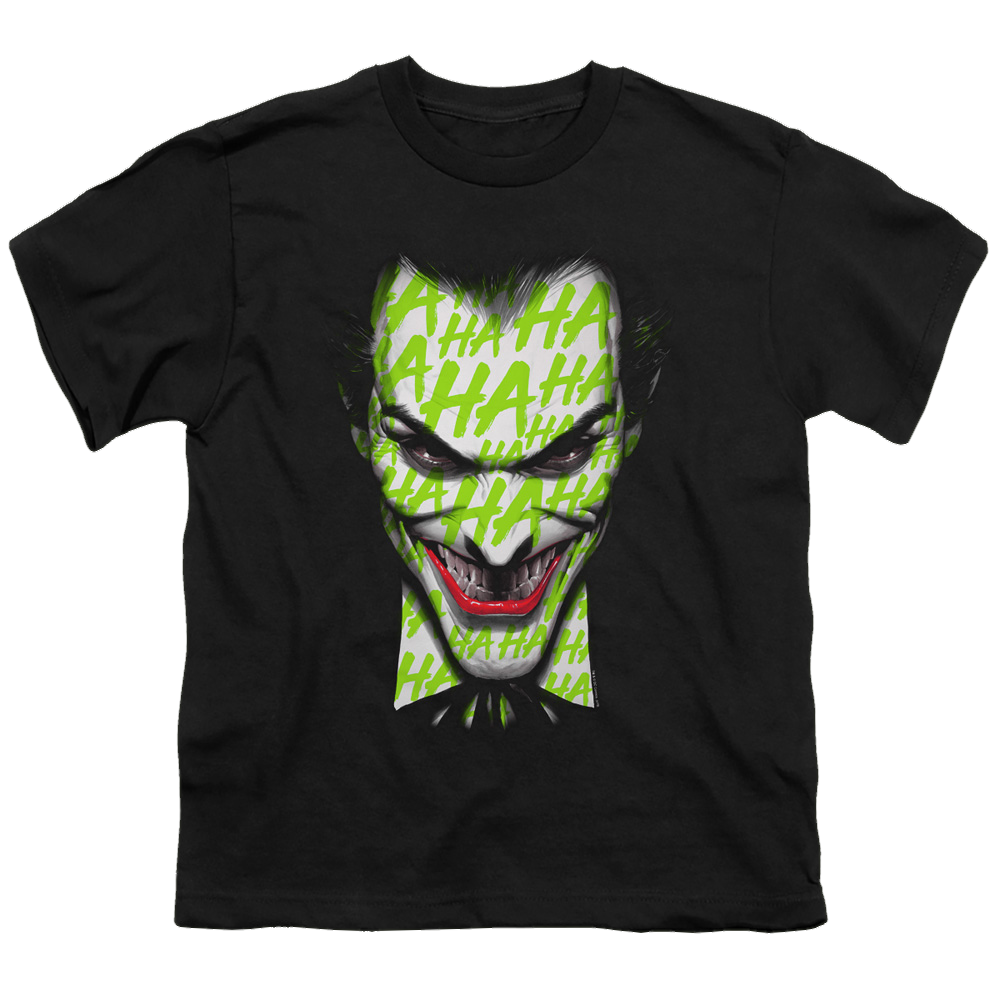 Joker, The Ha Ha Smile - Youth T-Shirt Youth T-Shirt (Ages 8-12) Joker