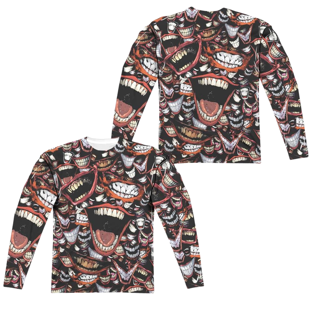 Joker, The Famous Wretch Sub (Front/Back Print) - Men's All-Over Print Long Sleeve Men's All-Over Print Long Sleeve Joker
