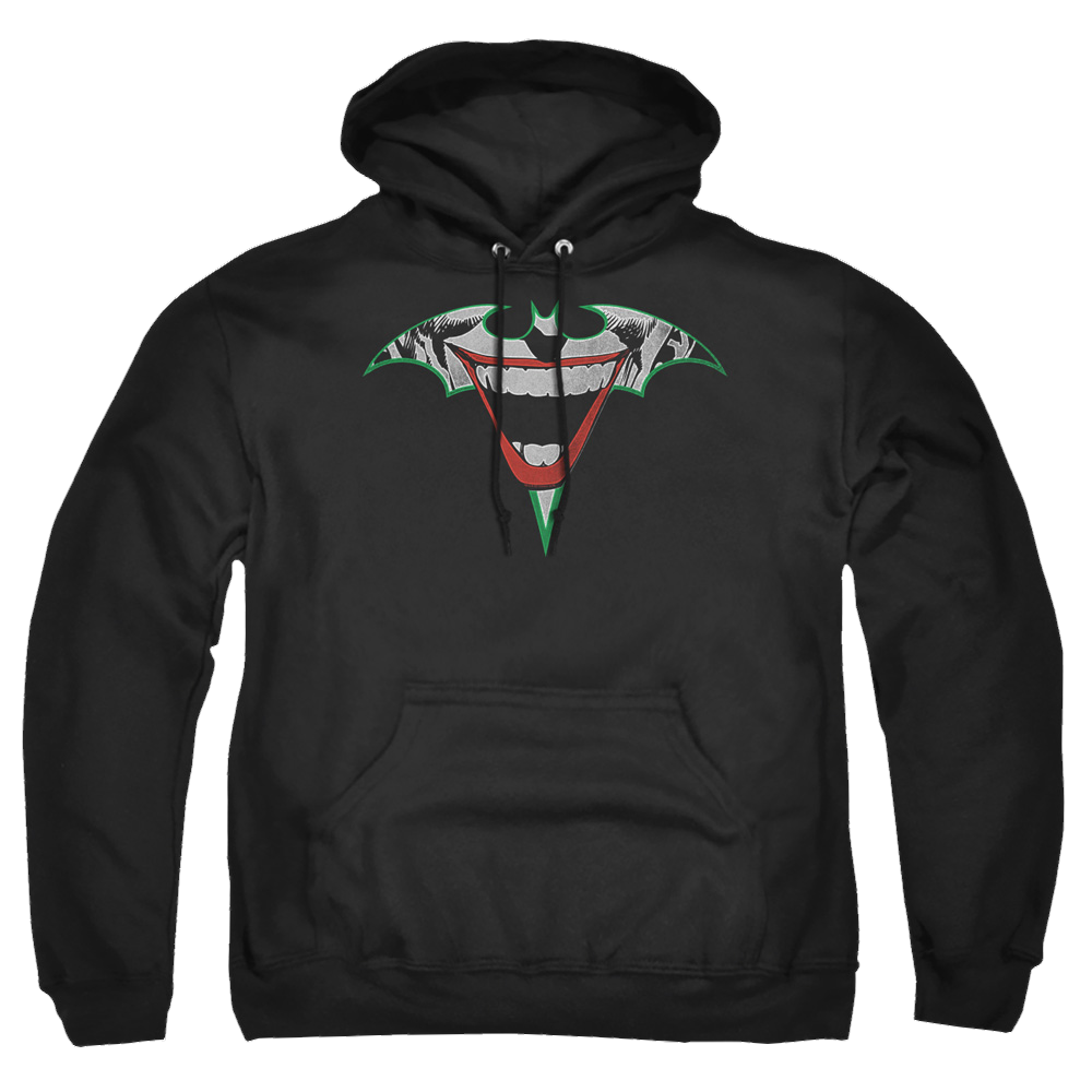 Joker, The Joker Bat Logo - Pullover Hoodie Pullover Hoodie Joker