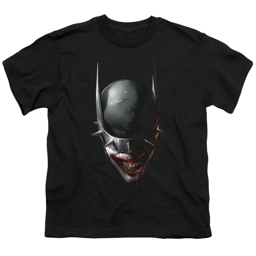 Joker, The Batman Who Laughs Head - Youth T-Shirt Youth T-Shirt (Ages 8-12) Joker