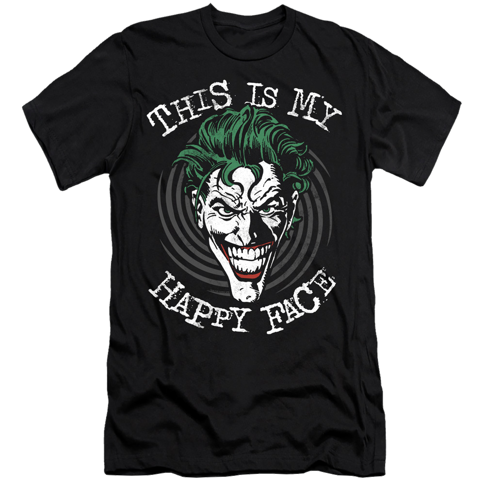 Joker, The Maniacal Spiral - Men's Premium Slim Fit T-Shirt Men's Premium Slim Fit T-Shirt Joker