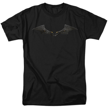 Black men's regular fit t-shirt with The Batman (2022) Chest Logo graphic