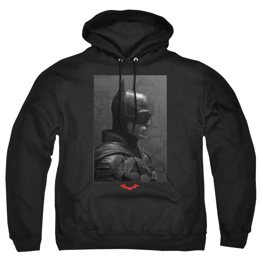The Batman (2022) Worn Portrait - Pullover Hoodie Pullover Hoodie Batman