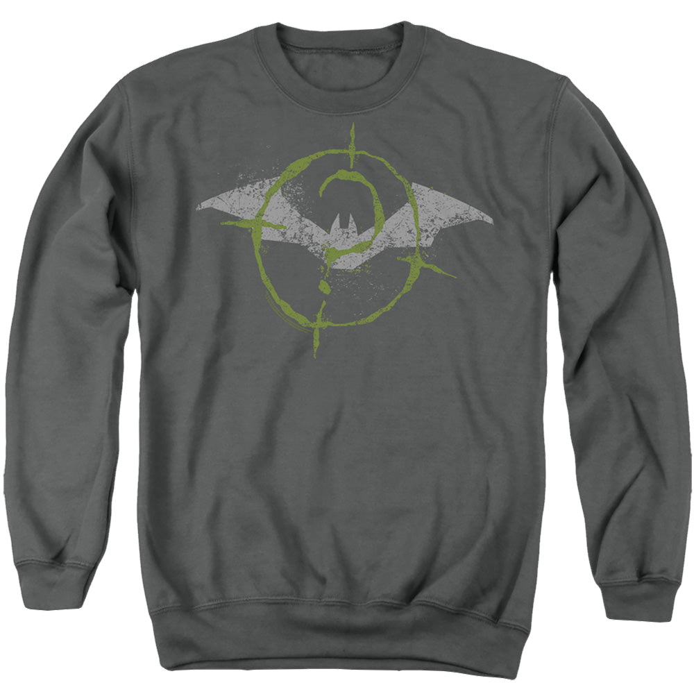 The Batman (2022) Scribbles Bat Logo - Men's Crewneck Sweatshirt Men's Crewneck Sweatshirt Batman