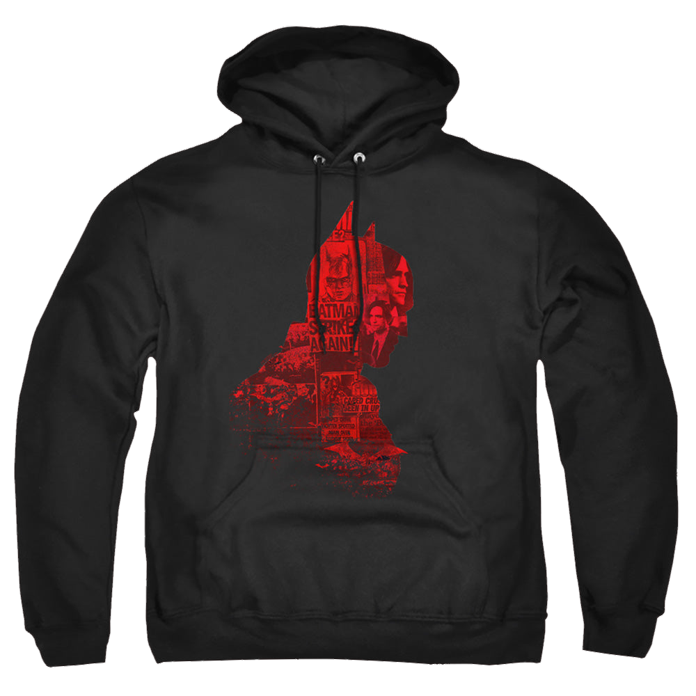 The Batman (2022) News Silhouette - Pullover Hoodie Pullover Hoodie Batman