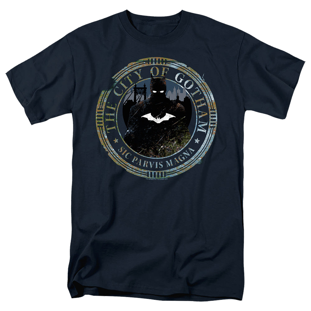 The Batman (2022) Gotham Seal - Men's Regular Fit T-Shirt Men's Regular Fit T-Shirt Batman