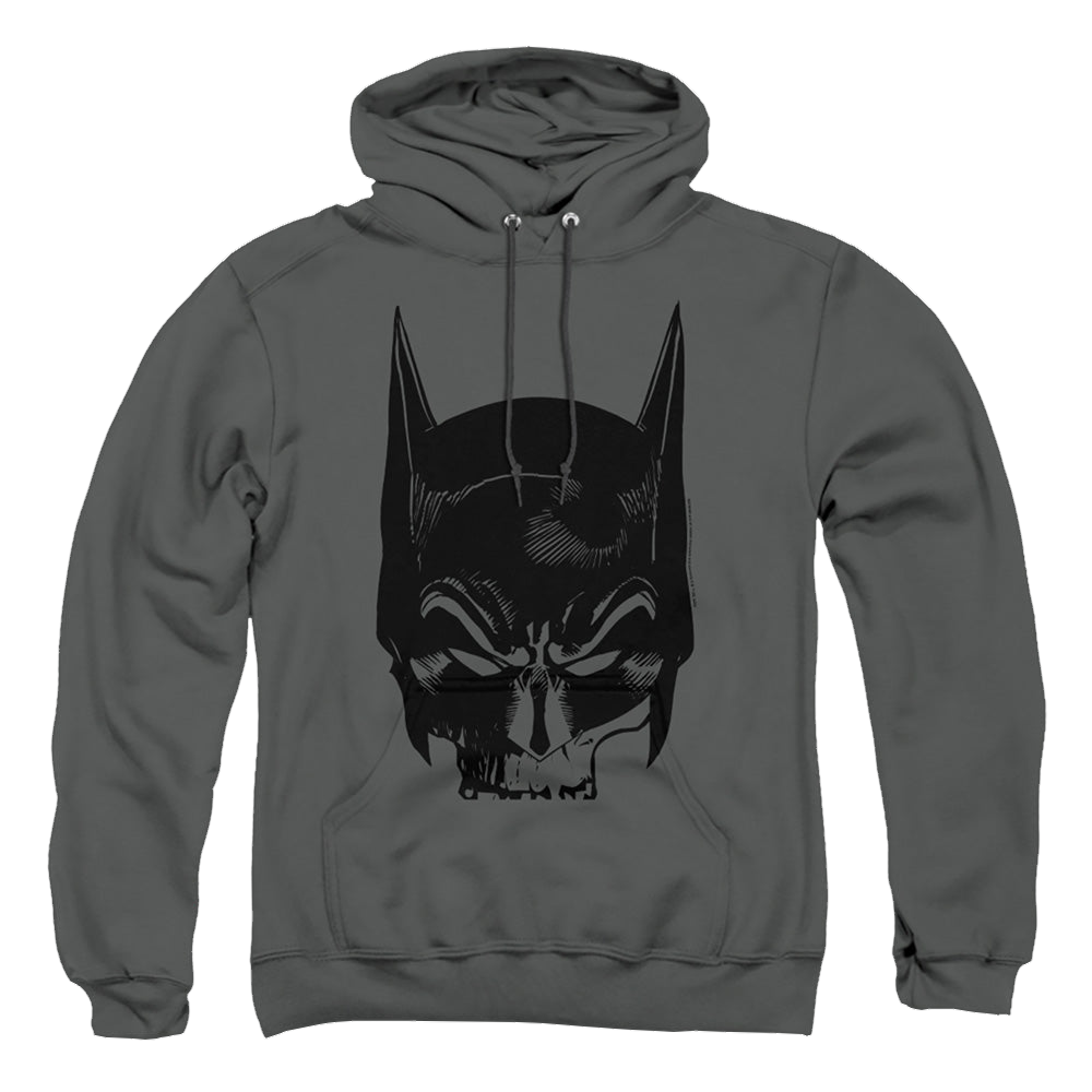 The Batman (2022) Skull On Gray - Pullover Hoodie Pullover Hoodie Batman