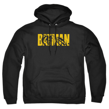 The Batman (2022) Text On Black - Pullover Hoodie Pullover Hoodie Batman