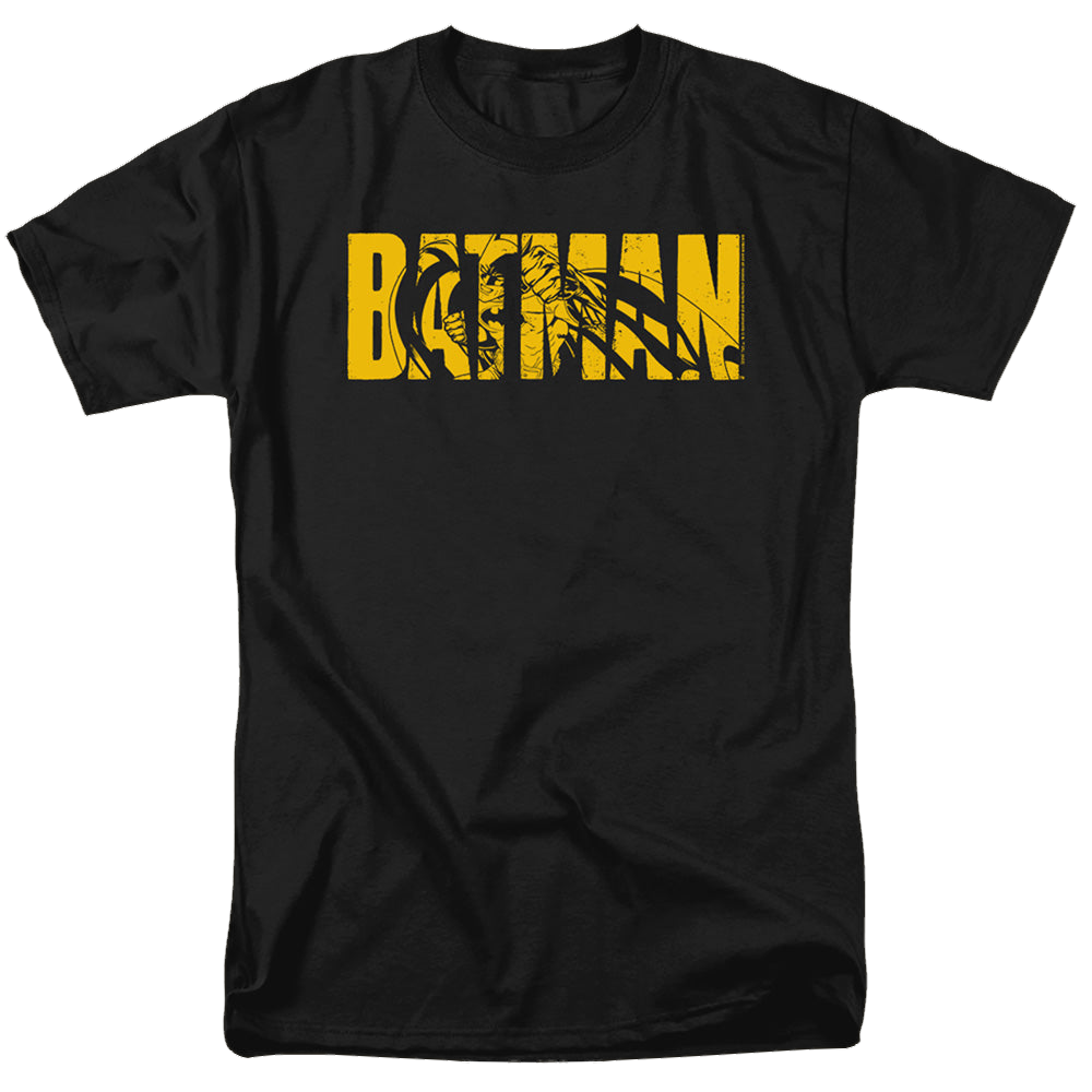 The Batman (2022) Text On Black - Men's Regular Fit T-Shirt Men's Regular Fit T-Shirt Batman