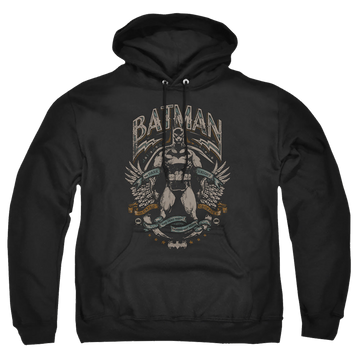 The Batman (2022) Gotham Hero On Black - Pullover Hoodie Pullover Hoodie Batman