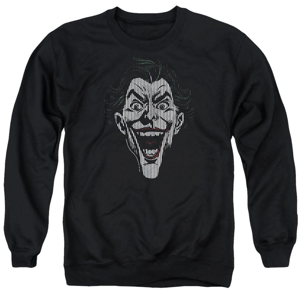 The Batman (2022) Joker Lines - Men's Crewneck Sweatshirt Men's Crewneck Sweatshirt Batman