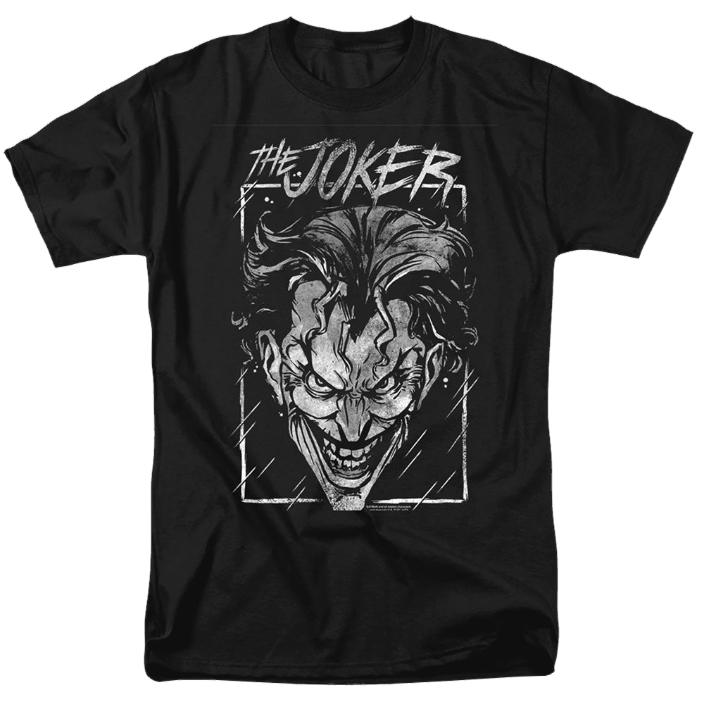 The Batman (2022) Joker Storm On Black - Men's Regular Fit T-Shirt Men's Regular Fit T-Shirt Batman