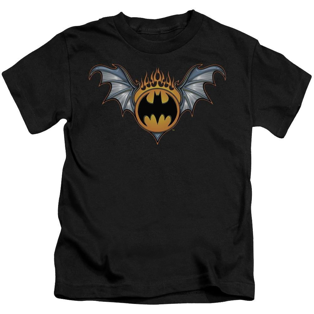 Dc Batman Bat Wings Logo - Kid's T-Shirt Kid's T-Shirt (Ages 4-7) Batman