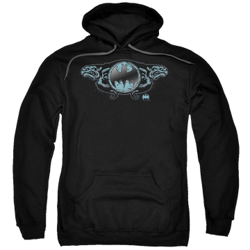 Batman Two Gargoyles Logo - Pullover Hoodie Pullover Hoodie Batman