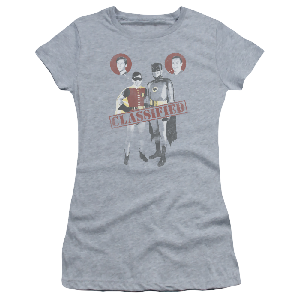 Batman - Classic TV Series Classified - Juniors T-Shirt Juniors T-Shirt Batman