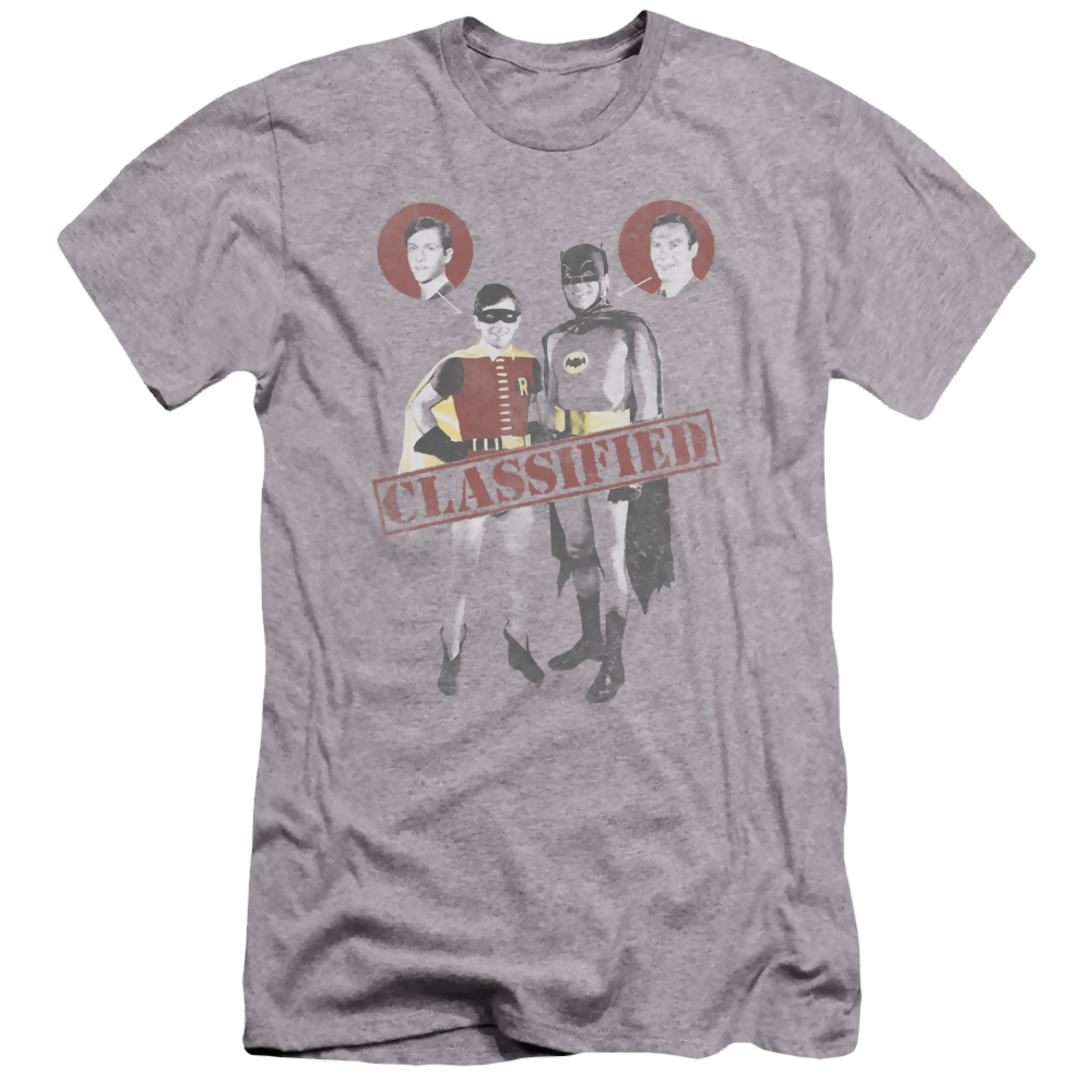 Batman - Classic TV Series Classified - Men's Premium Slim Fit T-Shirt Men's Premium Slim Fit T-Shirt Batman