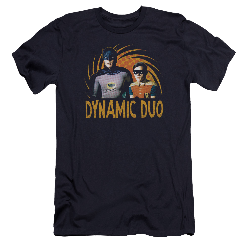 Batman - Classic TV Series Dynamic - Men's Premium Slim Fit T-Shirt Men's Premium Slim Fit T-Shirt Batman
