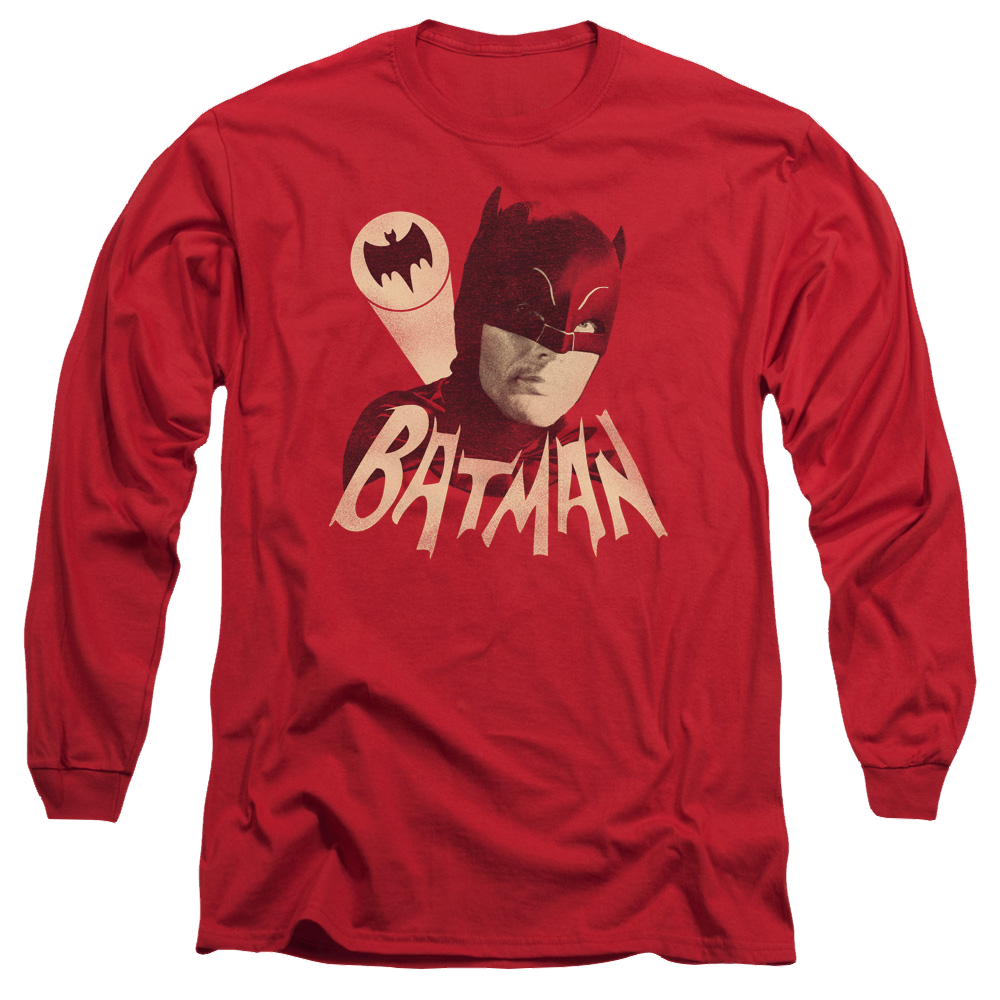 Batman - Classic TV Series Bat Signal - Men's Long Sleeve T-Shirt Men's Long Sleeve T-Shirt Batman
