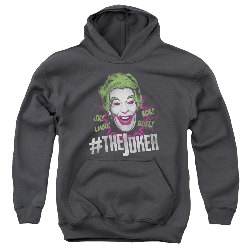 Batman Classic TV Series #Joker - Youth Hoodie Youth Hoodie (Ages 8-12) Batman