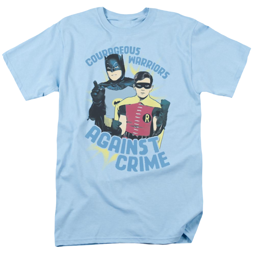 Batman Classic Tv Series Courageous Warriors - Men's Regular Fit T-Shirt Men's Regular Fit T-Shirt Batman