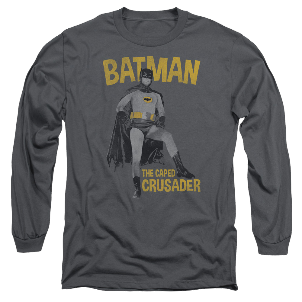 Batman - Classic TV Series Caped Crusader - Men's Long Sleeve T-Shirt Men's Long Sleeve T-Shirt Batman
